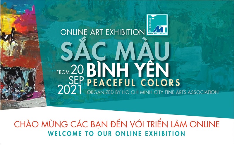 Hội Mỹ thuật thành phố Hồ Chí Minh tổ chức triển lãm online với chủ đề “Sắc màu bình yên”. (Nguồn ảnh: nhandan.vn)